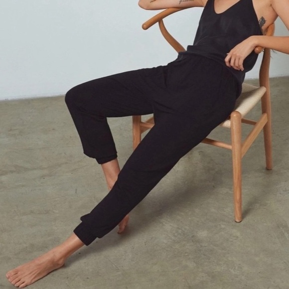 lunya Pants - Lunya Black Harem Casual Joggers Pants